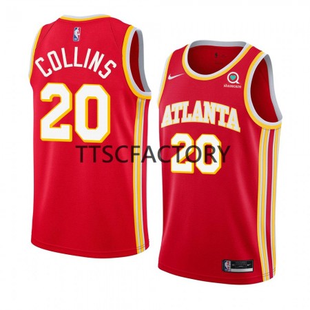 Maglia NBA Atlanta Hawks John Collins 20 Nike 2022-23 Icon Edition Rosso Swingman - Uomo
